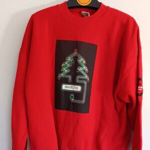 Vintage Swatch Holiday / Christmas / Xmas Sweater - X-LARGE - NOS